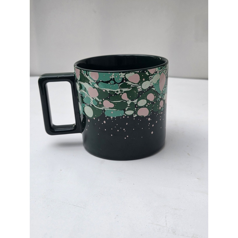 Starbucks 2022 Green, Pink Teal And White Splatters 12oz Mug